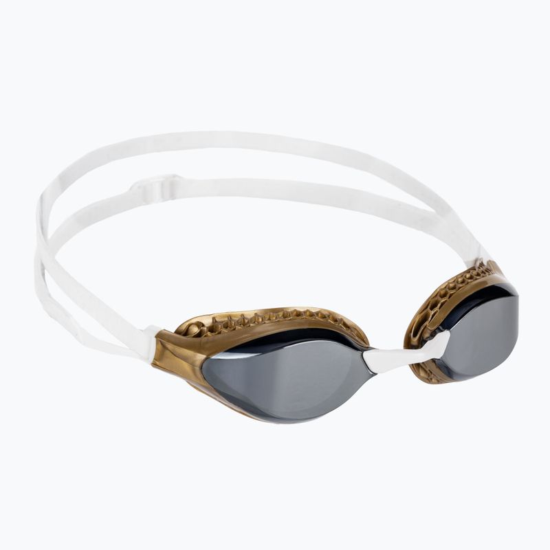 Plaukimo akiniai arena Air-Speed Mirror silver/gold