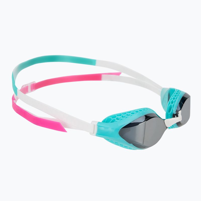 Plaukimo akiniai arena Air-Speed Mirror silver/turquoise/multi