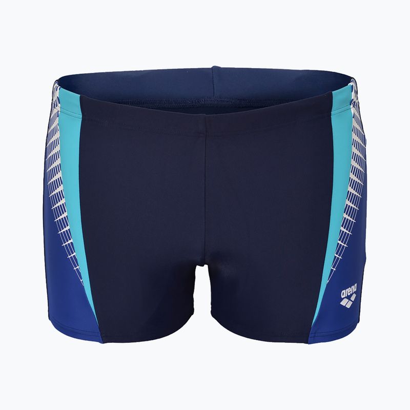 Vyriški arena maudymosi bokseriai Threefold Short navy/royal/martinica 4