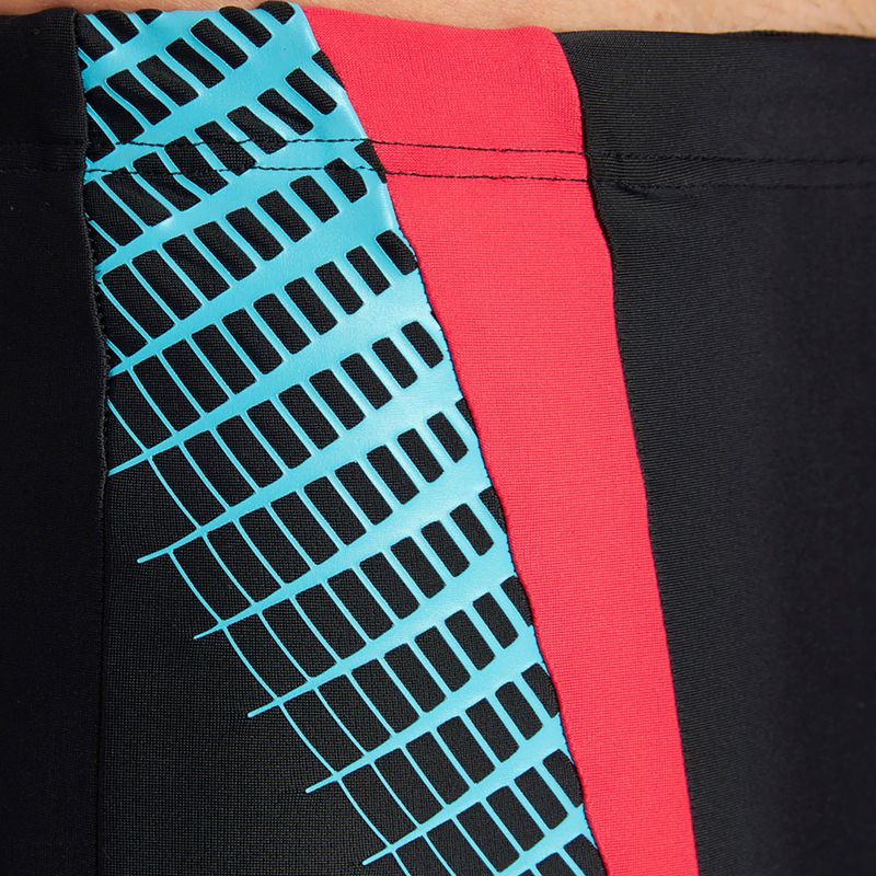 Vyriški arena maudymosi bokseriai Threefold Short black/black/anguria 8