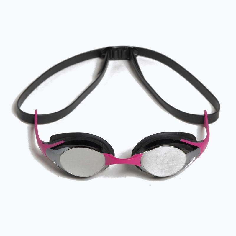 Arena plaukimo akiniai Cobra Swipe Mirror silver/pink 2