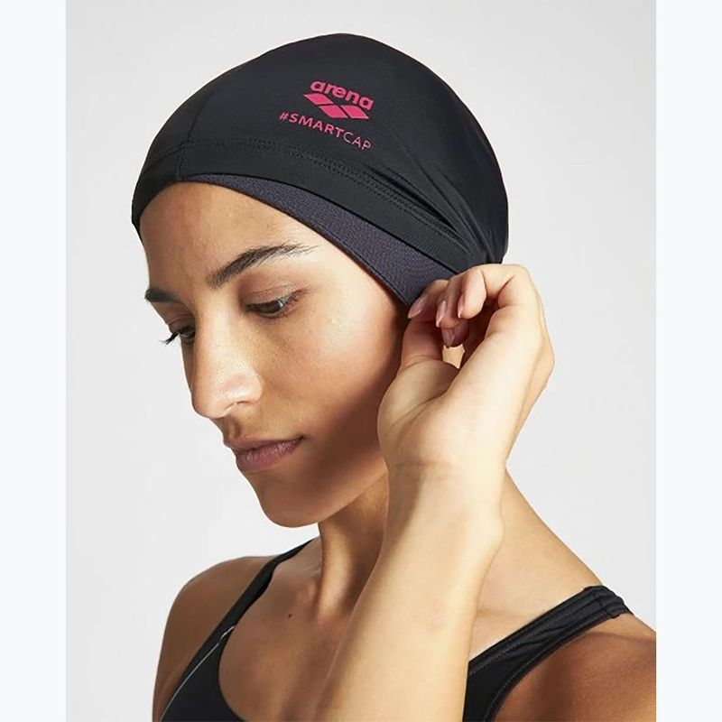 Moteriška plaukimo kepuraitė Arena SmartCap black 2