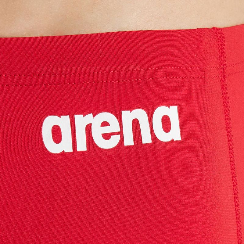 Vyriški arena Team Swim Low Waist Short Solid raudonos/baltos spalvos maudymosi bokseriai 7
