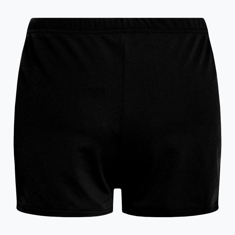Vaikų Arena Team Swim Short vienspalviai juodi/balti boksininkų šortai 2
