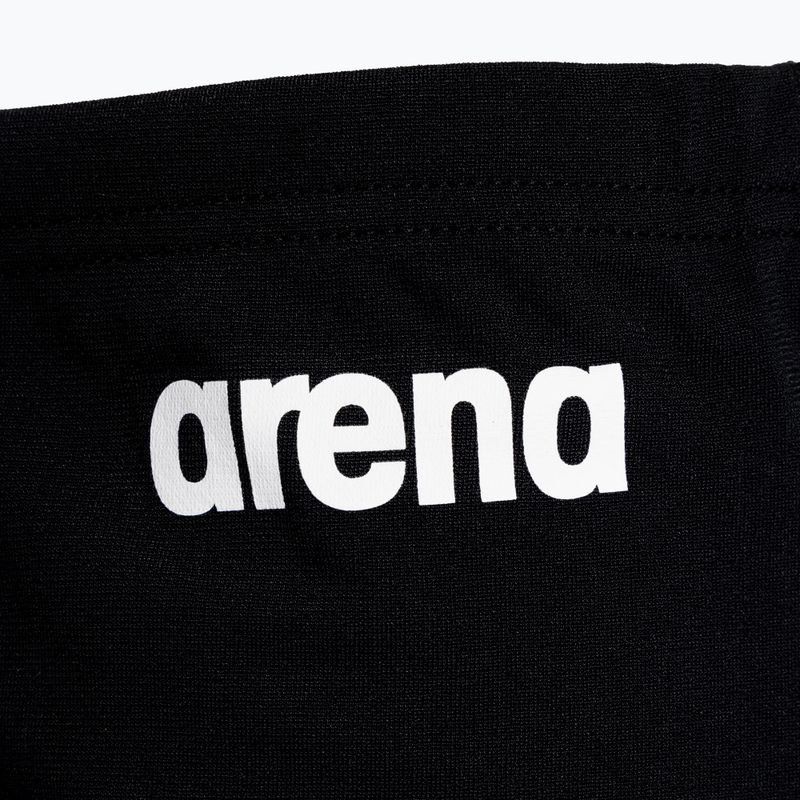 Vaikų Arena Team Swim Short vienspalviai juodi/balti boksininkų šortai 3