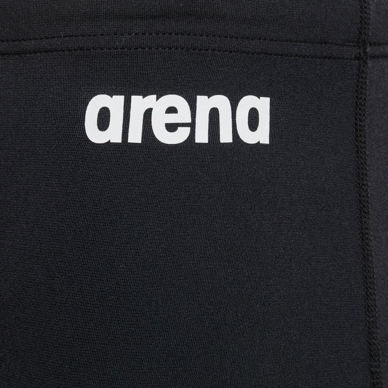 Vyriški arena Team Swim Low Waist Short Solid juodi/balti maudymosi bokseriai 3
