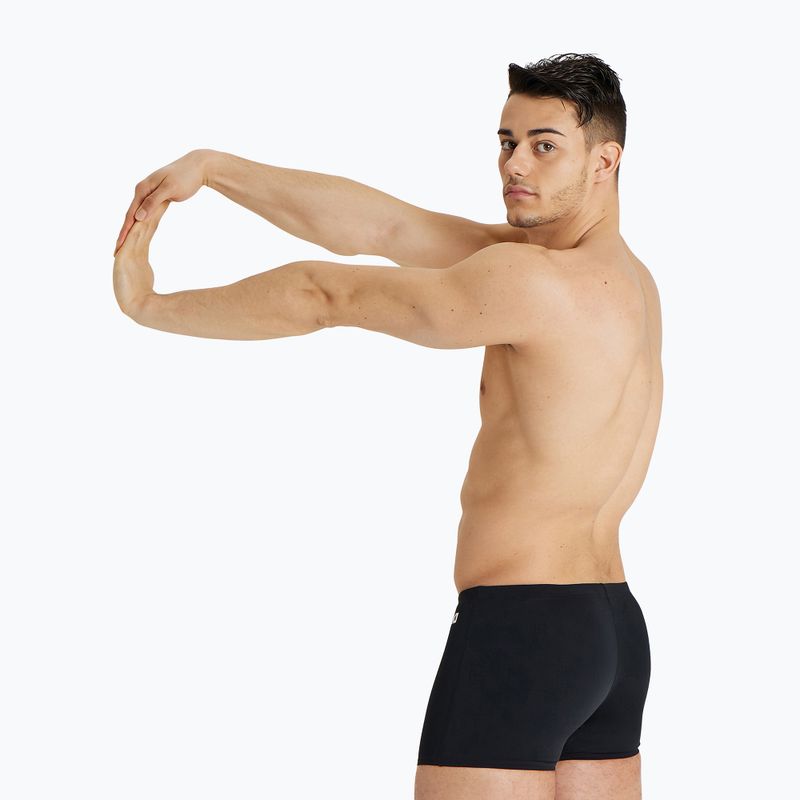 Plaukimo glaudės Arena Team Swim Short Solid black/white 6