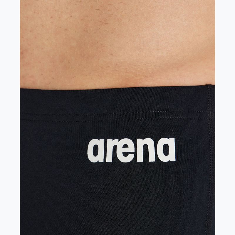 Plaukimo glaudės Arena Team Swim Short Solid black/white 8