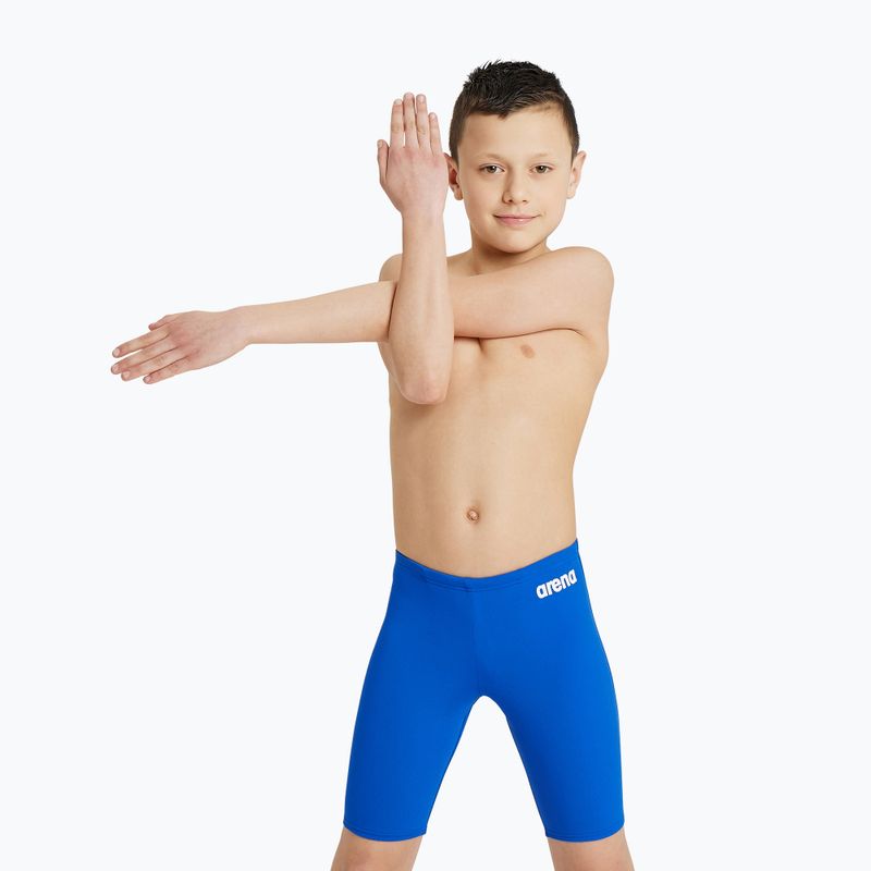 Vaikiški plaukimo šortai arena Team Swim Jammer Solid royal/white 5
