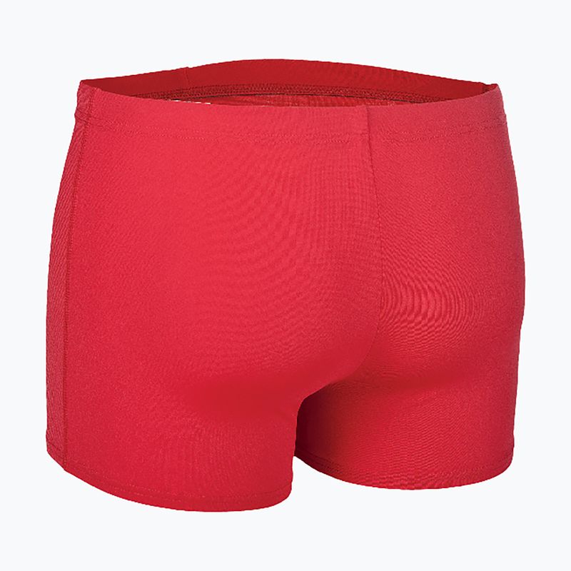 Vyriškos plaukimo trumpikės arena Team Swim Short Solid red/white 2