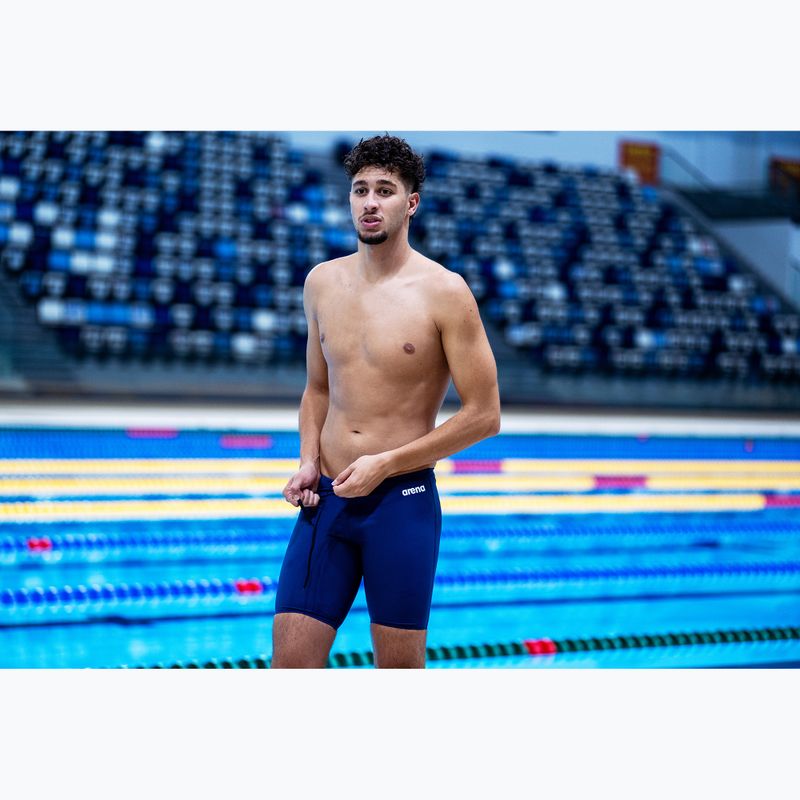 Vyriški plaukimo šortai arena Team Swim Jammer Solid navy/white 10