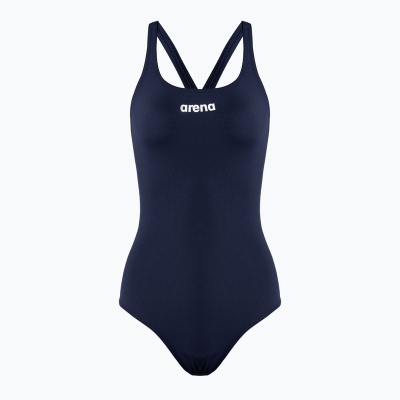 Moteriškas vientisas maudymosi kostiumėlis arena Team Swim Pro Solid navy/white