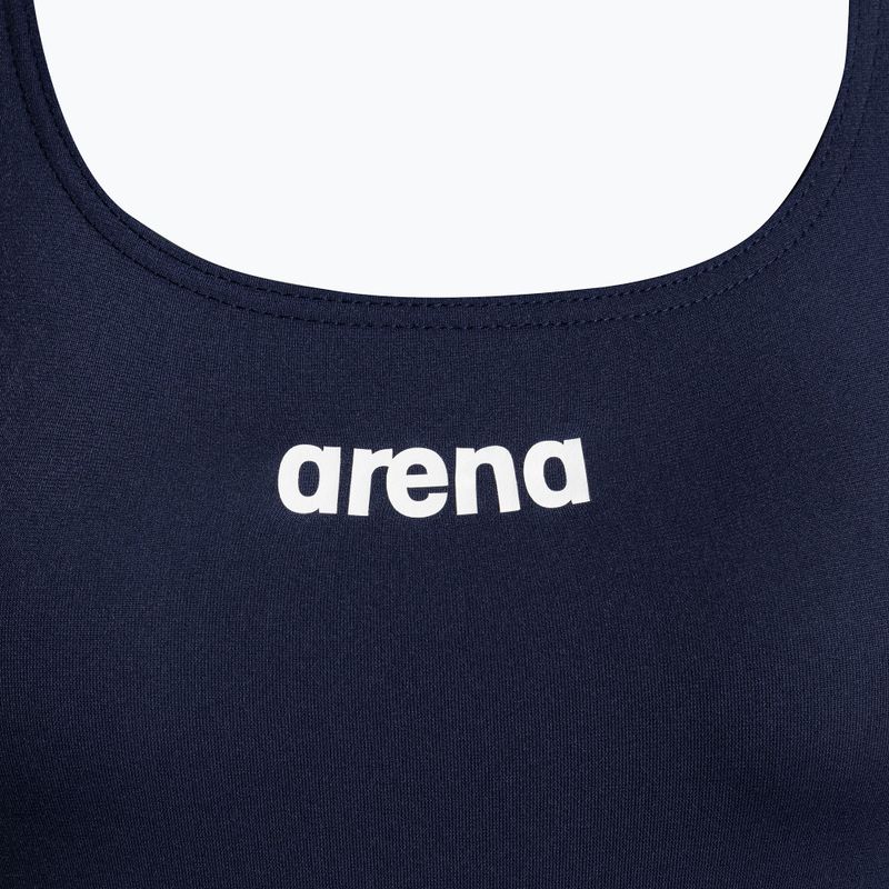 Moteriškas vientisas maudymosi kostiumėlis arena Team Swim Pro Solid navy/white 3