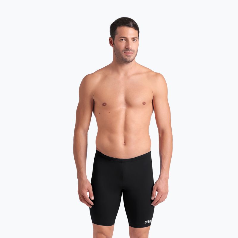 Vyriški plaukimo šortai arena Team Swim Jammer Solid black/white 5