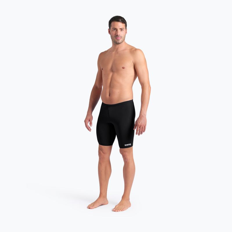 Vyriški plaukimo šortai arena Team Swim Jammer Solid black/white 6