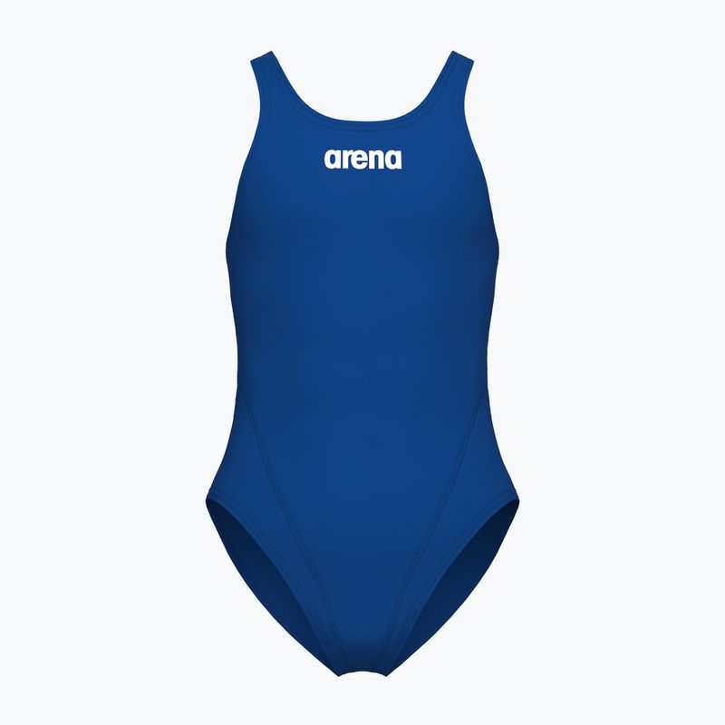 Vaikiškas vientisas maudymosi kostiumėlis Arena Team Swim Tech Solid royal/white