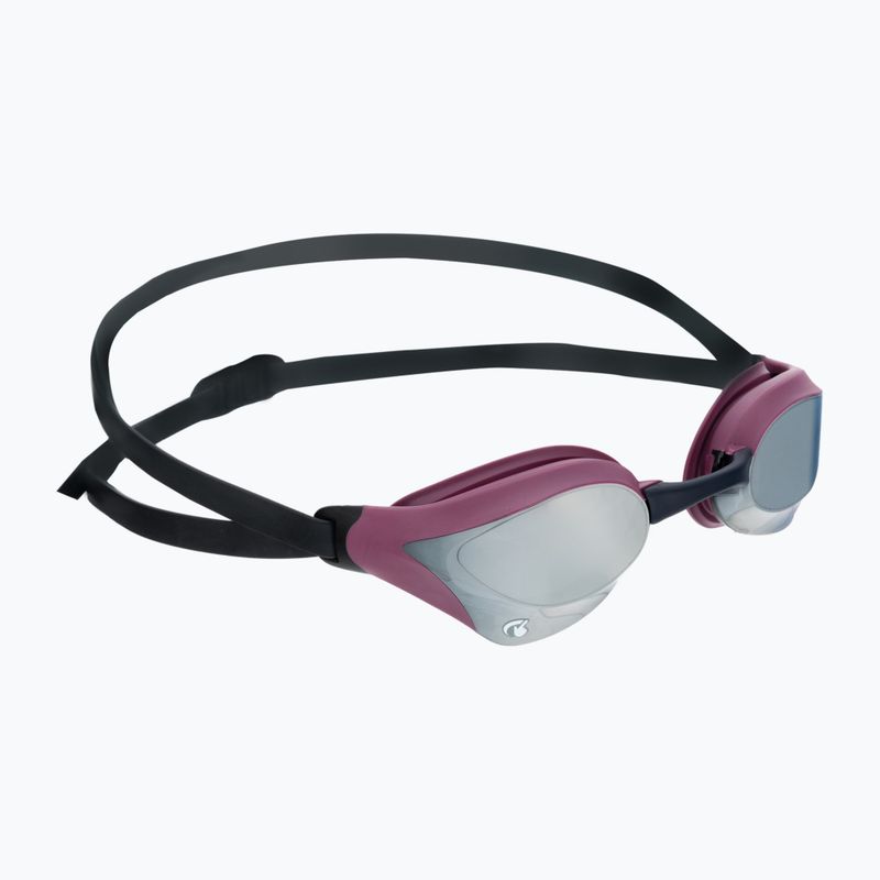 Arena plaukimo akiniai Cobra Core Swipe Mirror silver/red wine