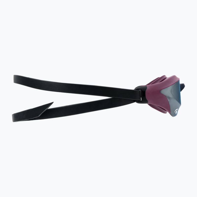 Arena plaukimo akiniai Cobra Core Swipe Mirror silver/red wine 3