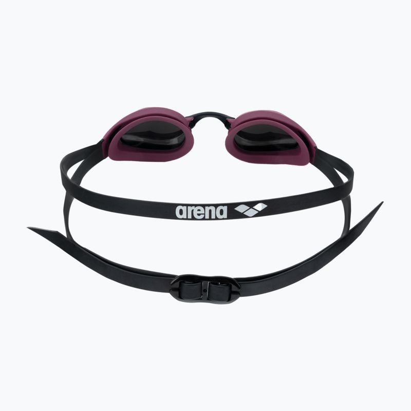 Arena plaukimo akiniai Cobra Core Swipe Mirror silver/red wine 5