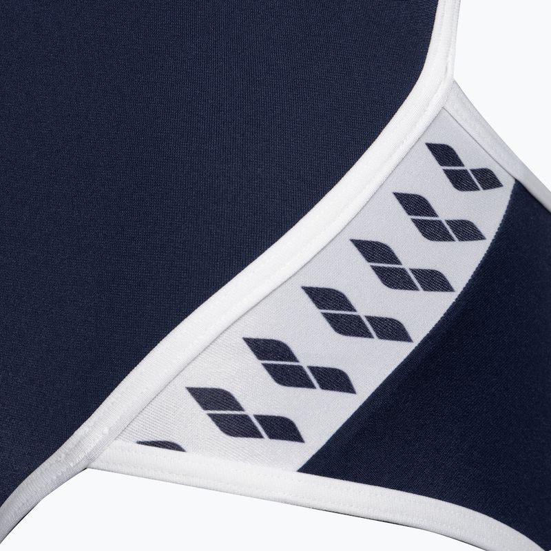 Moteriškas vientisas maudymosi kostiumėlis arena Icons Super Fly Back Solid navy/white 4