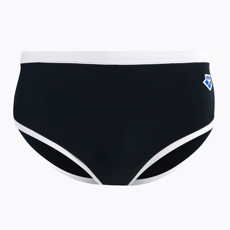 Vyriškos arena Icons Swim Low Waist Short Solid juoda/balta maudymosi kelnaitės