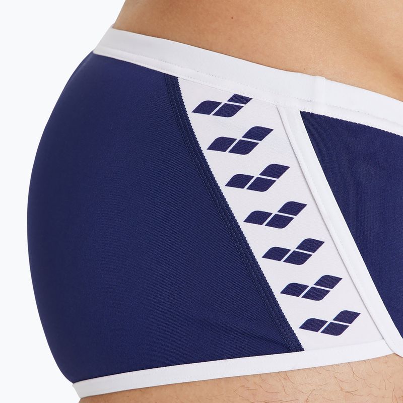 Vyriškos Arena Icons Swim Low Waist Short Solid navy/white maudymosi kelnaitės 8