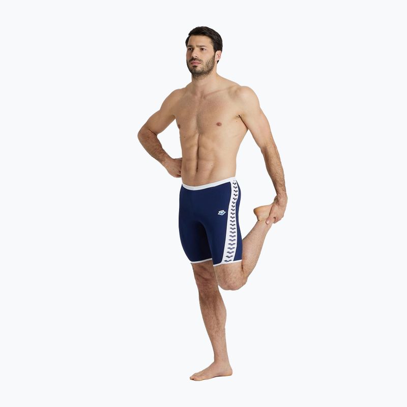 Vyriški arena Icons Swim Jammer Solid navy/white 6