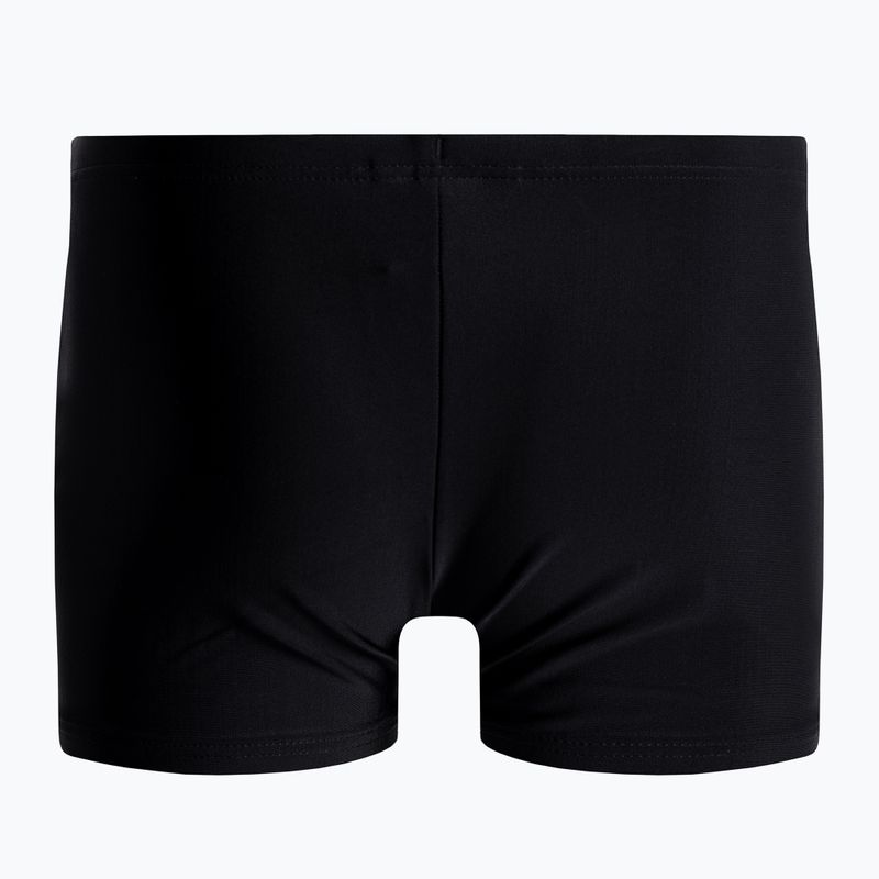 Vaikiški Arena Swim Short trumpikės su logotipu, juodos/turkio spalvos 2