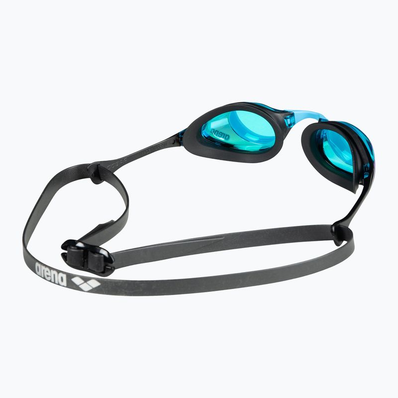 Arena plaukimo akiniai Cobra Core Swipe Mirror aqua/juoda 7