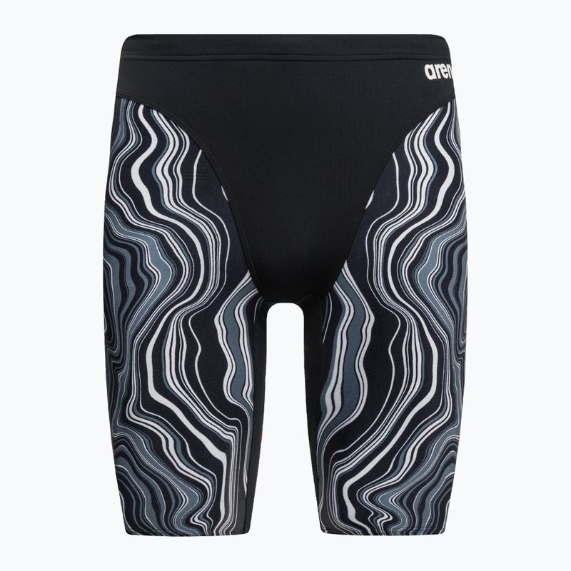Vyriškos Arena Swim Jammer marmurinės juodos/juodos spalvos multi