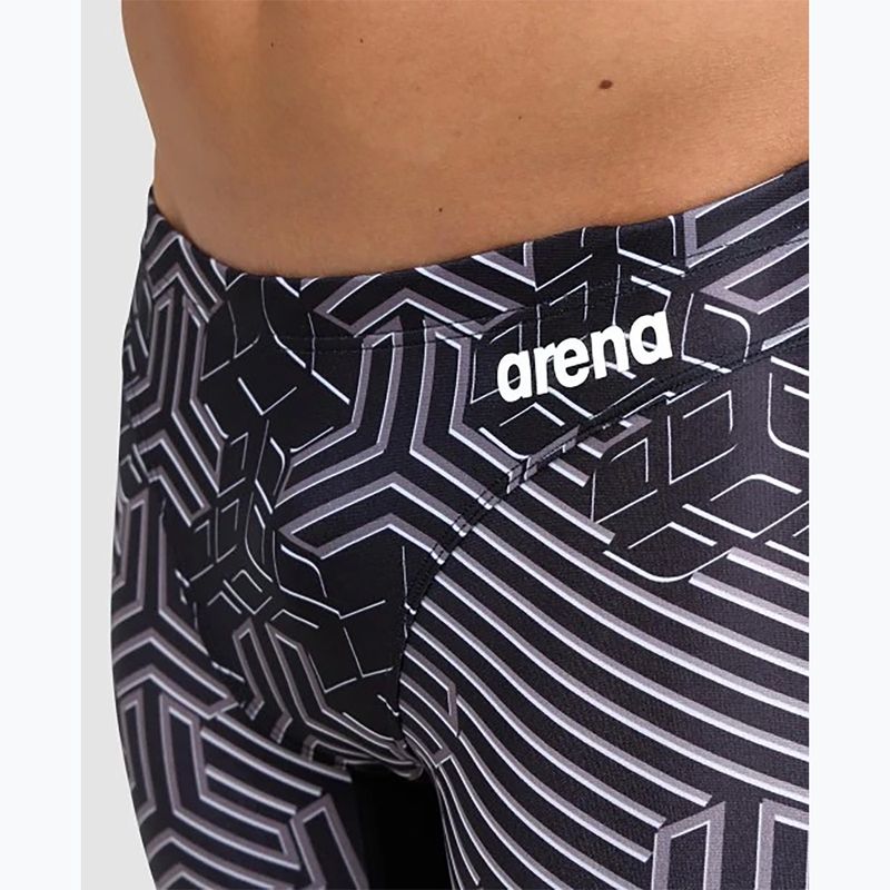 Vyriški maudymosi šortai arena Kikko Pro Swim Jammer black/black multi 6
