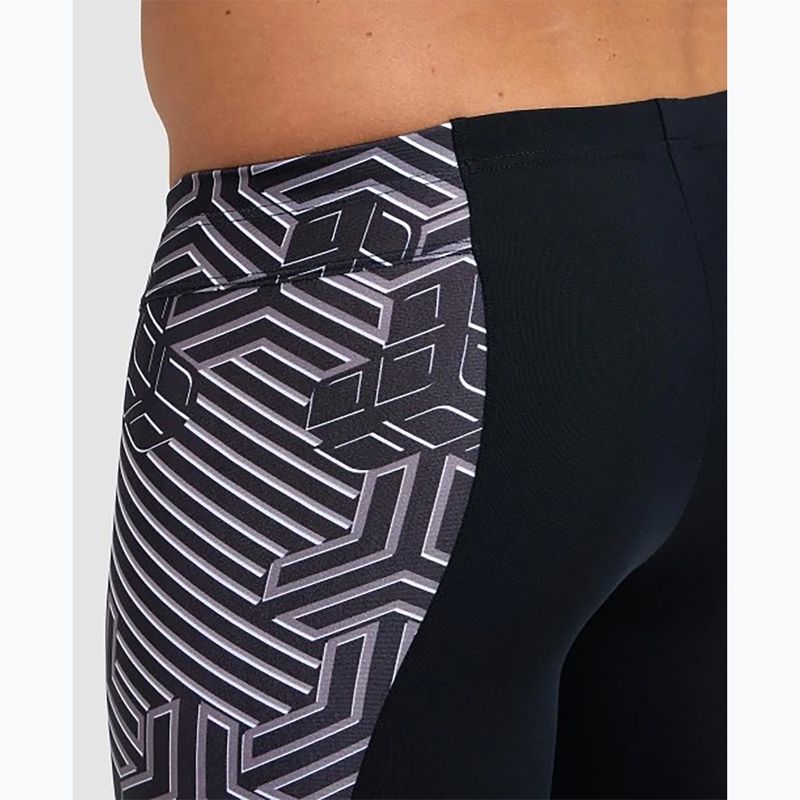 Vyriški maudymosi šortai arena Kikko Pro Swim Jammer black/black multi 7