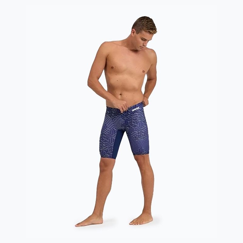Vyriški maudymosi šortai arena Kikko Pro Swim Jammer navy/navy multi 5