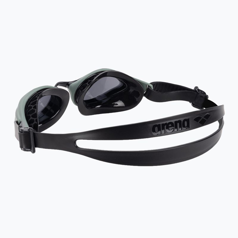 Plaukimo akiniai arena Air Bold Swipe smoke/dark olive/black 4