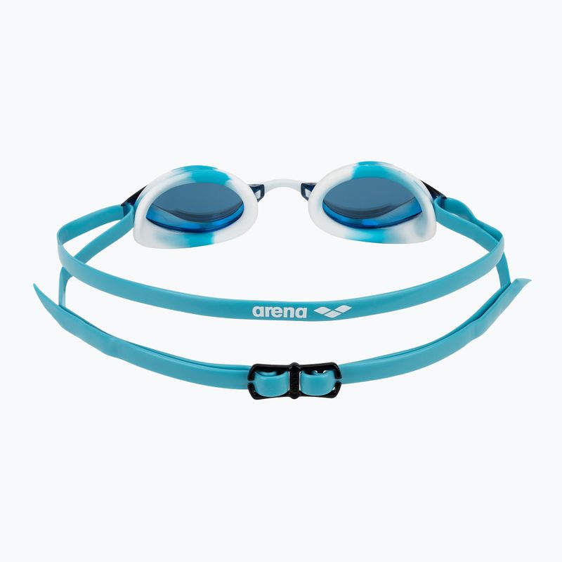 Plaukimo akiniai arena Python Mirror blue mirror/white/sky 4