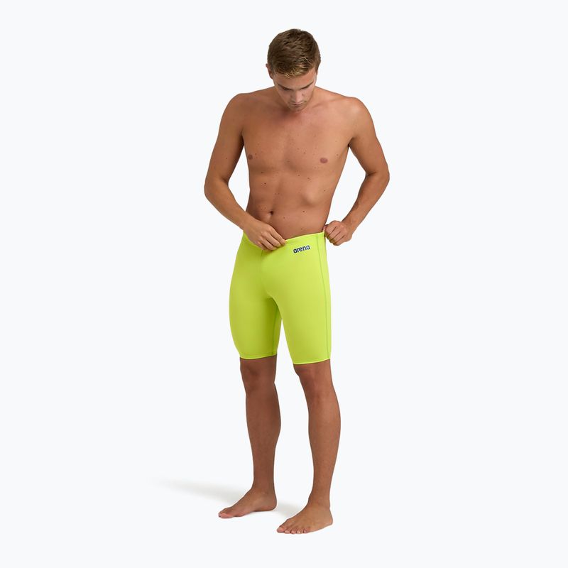 Vyriška Arena Komandinė plaukimo liemenė Solid soft green/neon blue 4