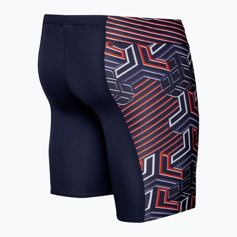 Vyriški maudymosi šortai arena Kikko Pro Swim Jammer navy/team redwhiteblue 3