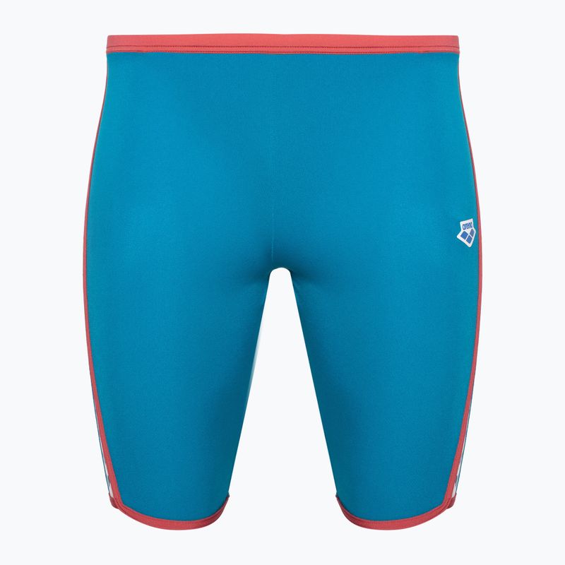 Vyriški maudymosi šortai arena Swim Solid Jammer blue cosmo/astro red