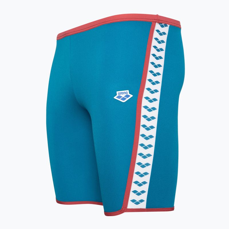 Vyriški maudymosi šortai arena Swim Solid Jammer blue cosmo/astro red 6