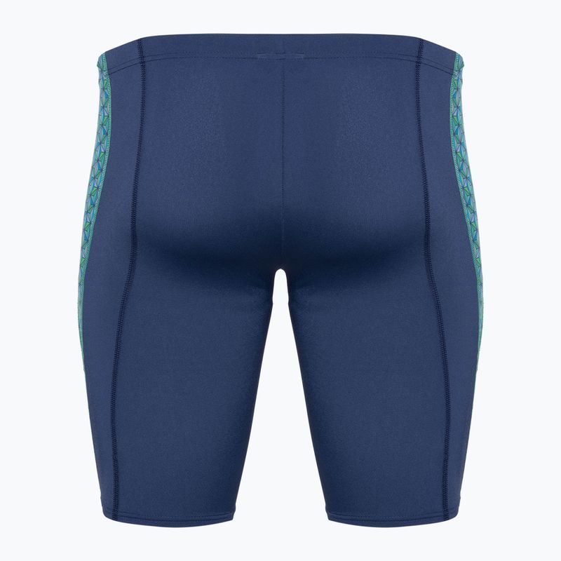 Vyriški maudymosi šortai arena Starfish Swim Jammer navy/turquoise multi 2