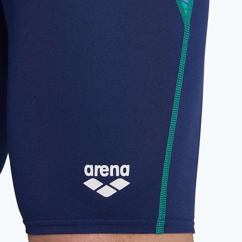 Vyriški maudymosi šortai arena Starfish Swim Jammer navy/turquoise multi 6