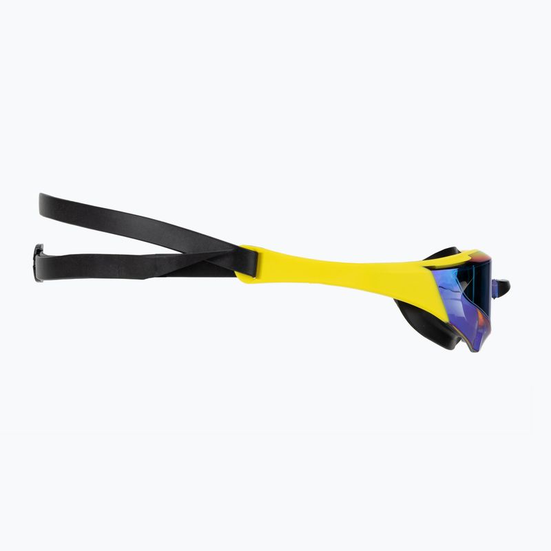 Plaukimo akiniai arena Cobra Edge Swipe MR emerald / yellow / black 3