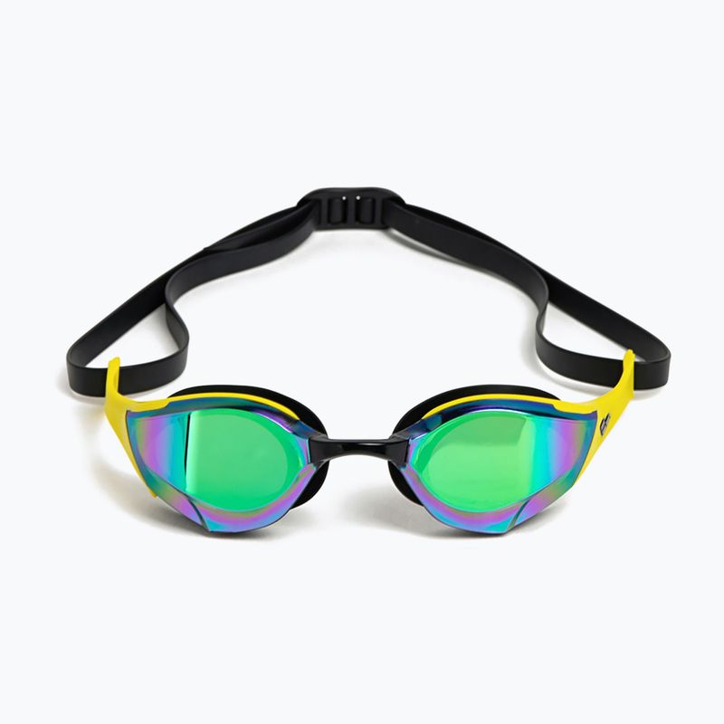 Plaukimo akiniai arena Cobra Edge Swipe MR emerald / yellow / black 2