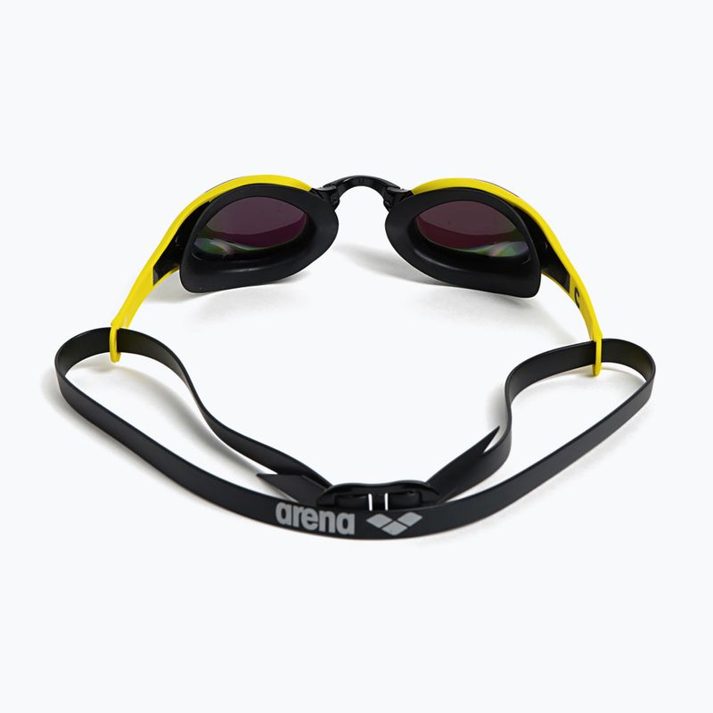 Plaukimo akiniai arena Cobra Edge Swipe MR emerald / yellow / black 3