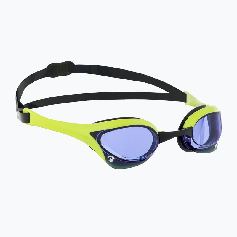 Plaukimo akiniai arena Cobra Ultra Swipe royal blue/cyber lime