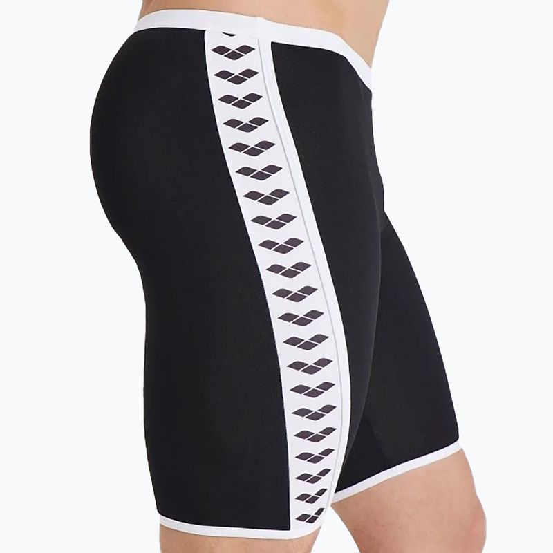 Vyriški maudymosi šortai arena Icons Swim Jammer Solid black/white 4