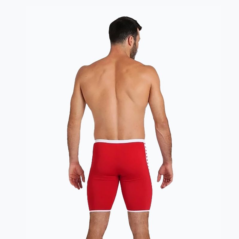 Vyriški maudymosi šortai arena Icons Swim Jammer Solid red/white 6