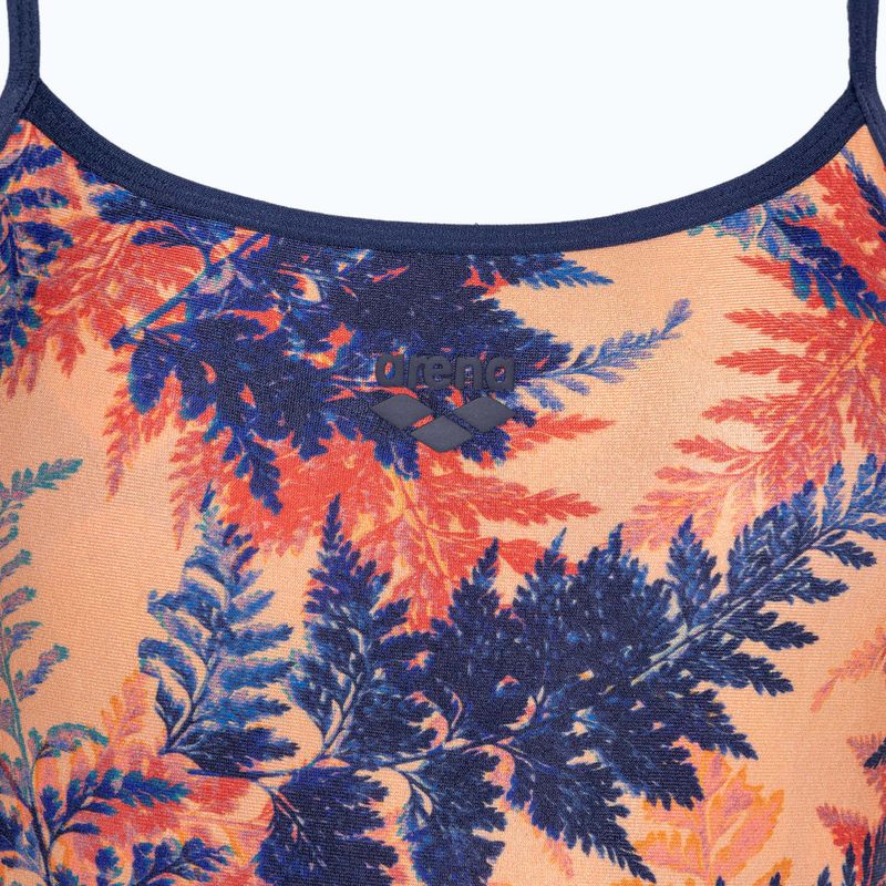 Moteriškas vientisas maudymosi kostiumėlis arena Reversible Swimsuit Challenge Back navy/multi 3