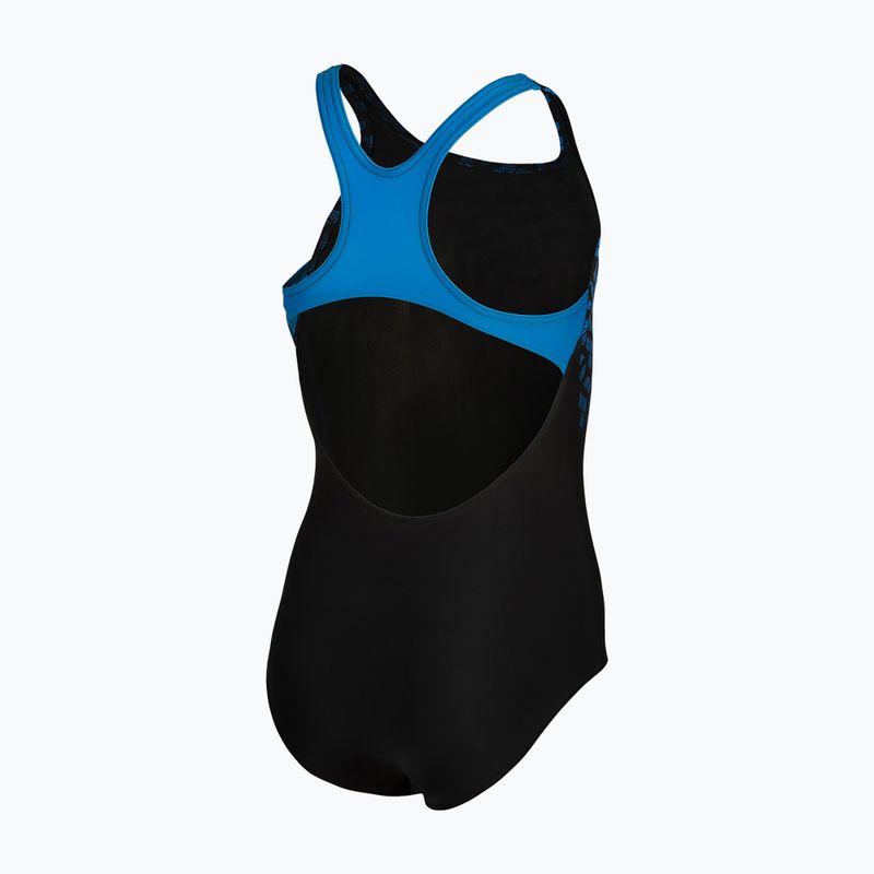 Vaikiškas vientisas maudymosi kostiumėlis arena Kikko V Swim Pro Back black/blue china 4