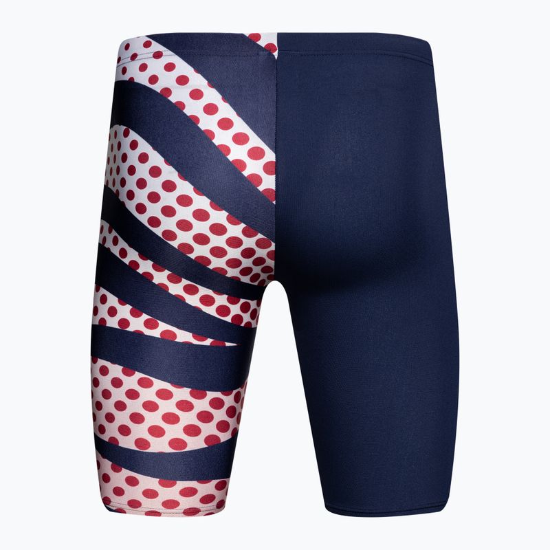 Vyriški maudymosi šortai arena Multi Stripes Swim Jammer navy/white multi 2